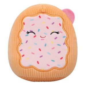 NWT Squishmallows Dog Toy Fresa Crinkle Pastry